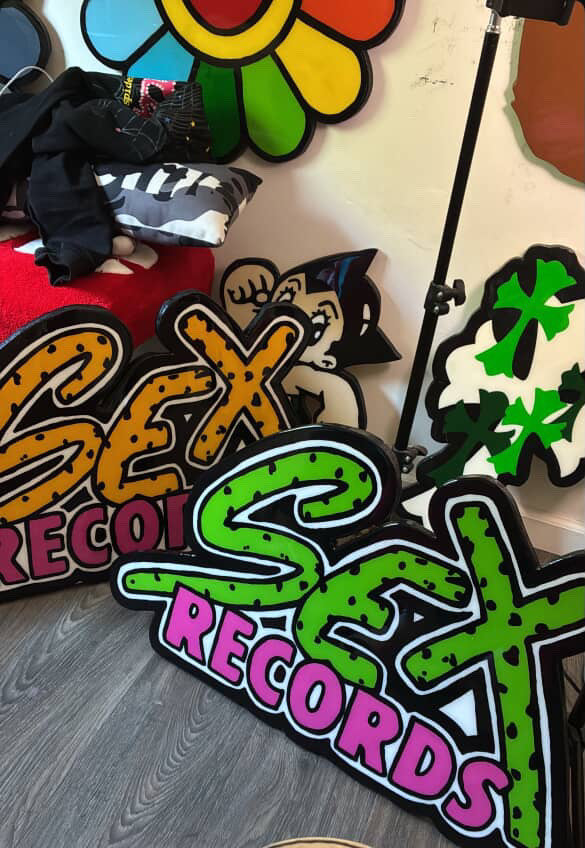 Sex Records Sign